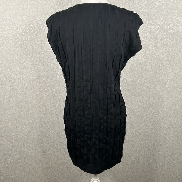 Obey Black Beaded Scoop Neck Tunic Top Size XS - Picture 5 of 7